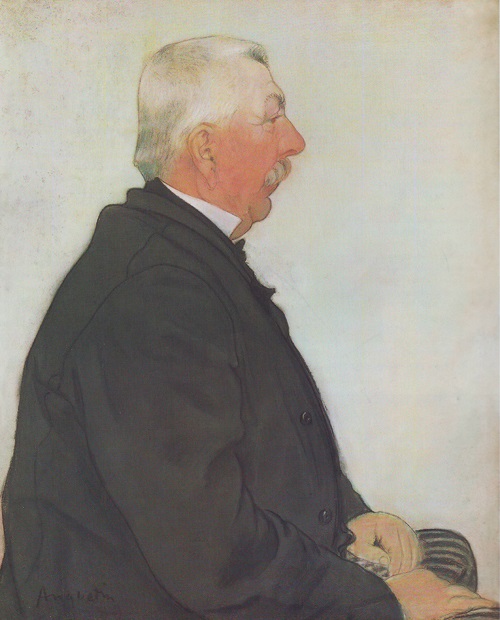 Луи Анкетен - Портрет мужчины 1889
