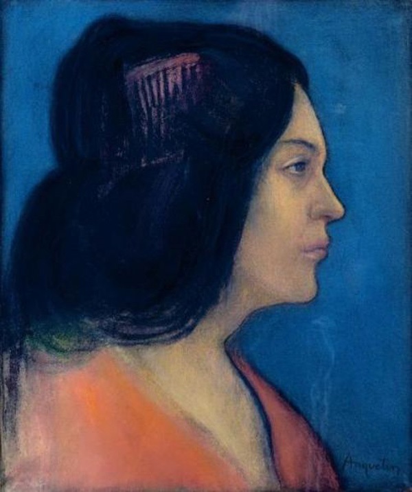 Луи Анкетен - Портрет мадам Валетт 1890