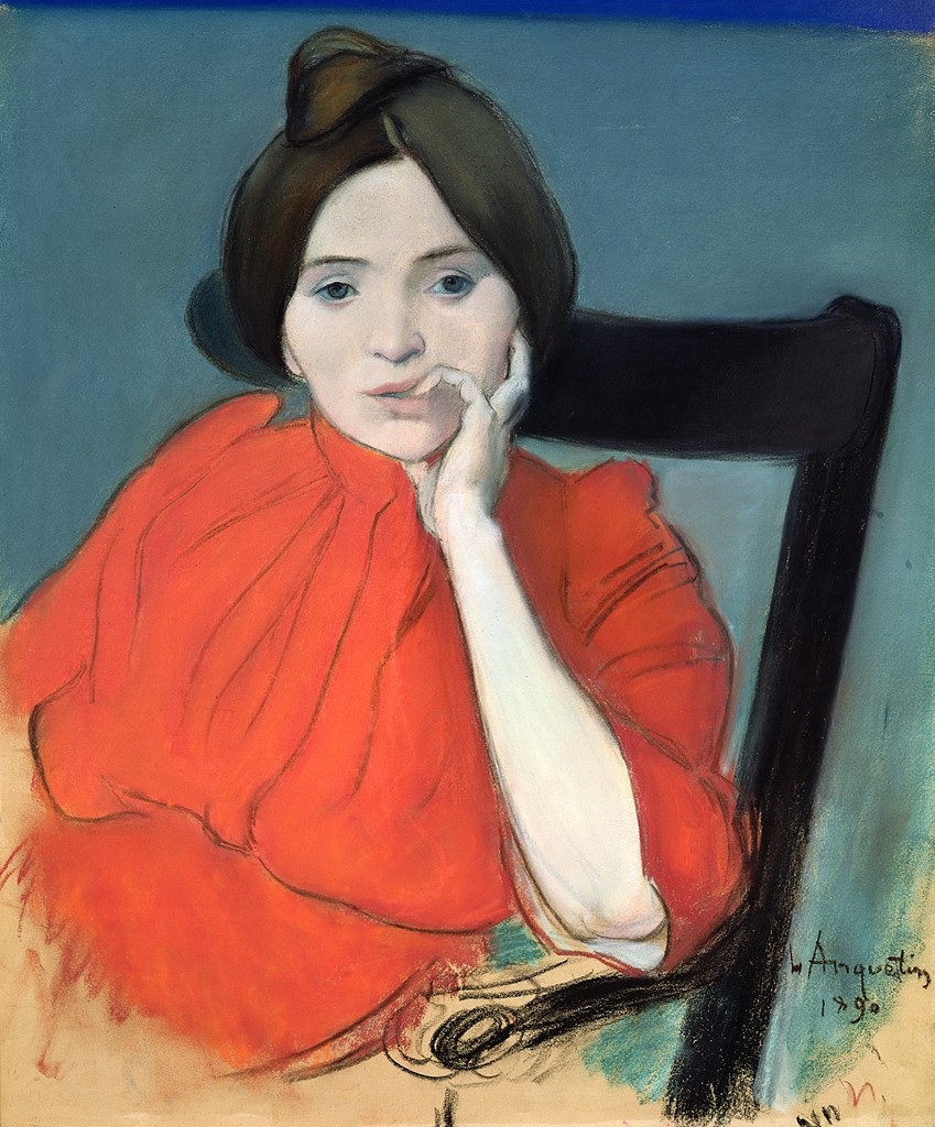 Луи Анкетен - Портрет женщины 1890