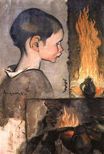 Profile of a Child. Profil d'Enfant 1890-1899
