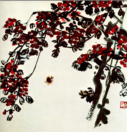 Ци Байши - Цветы мэйхуа 1947