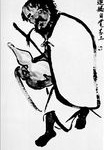 Ци Байши - Ли Те-гуай. Путник с тыквой 1930