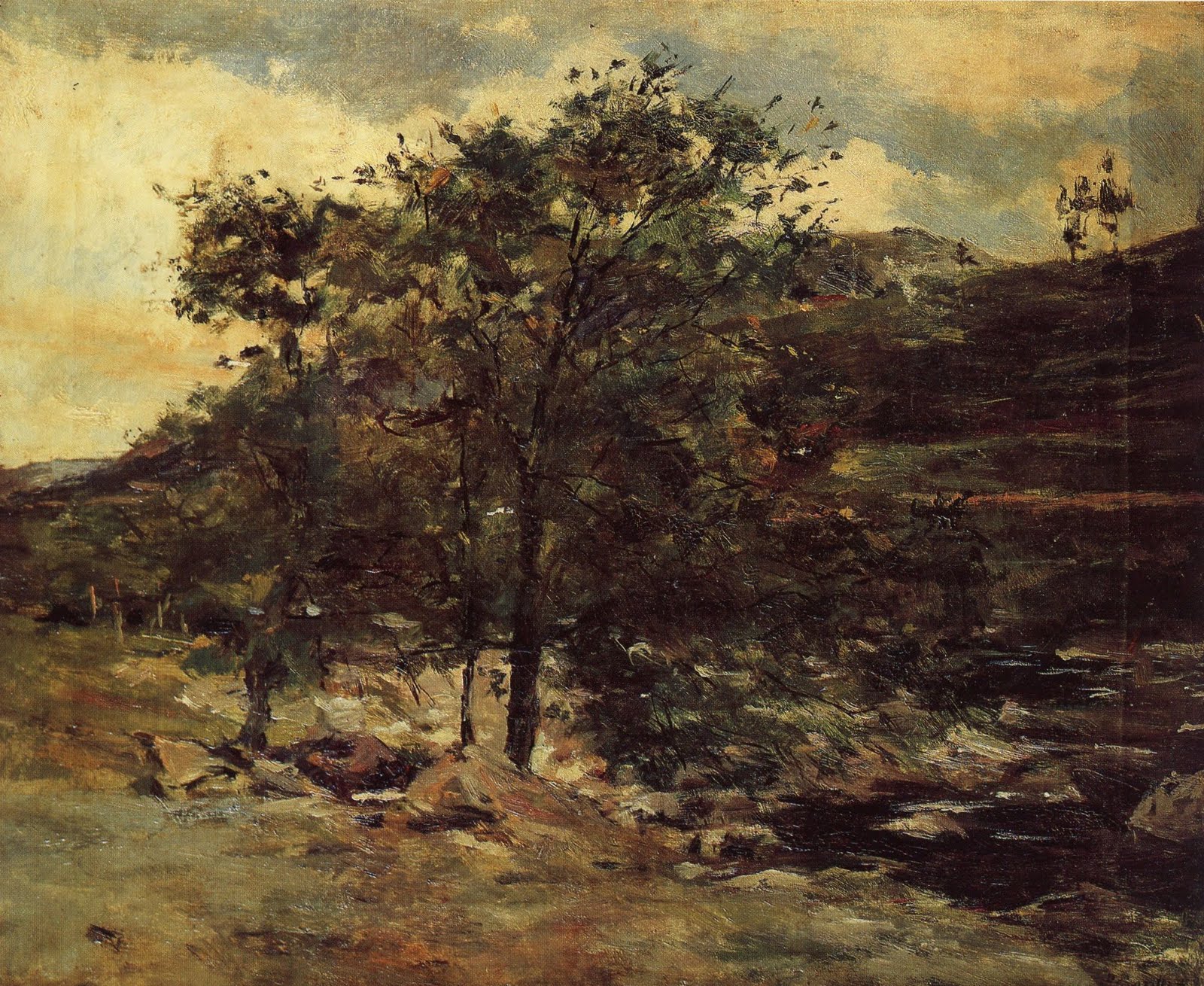 Фредерик Базиль - Долина в лесу Фонтенбло 1865