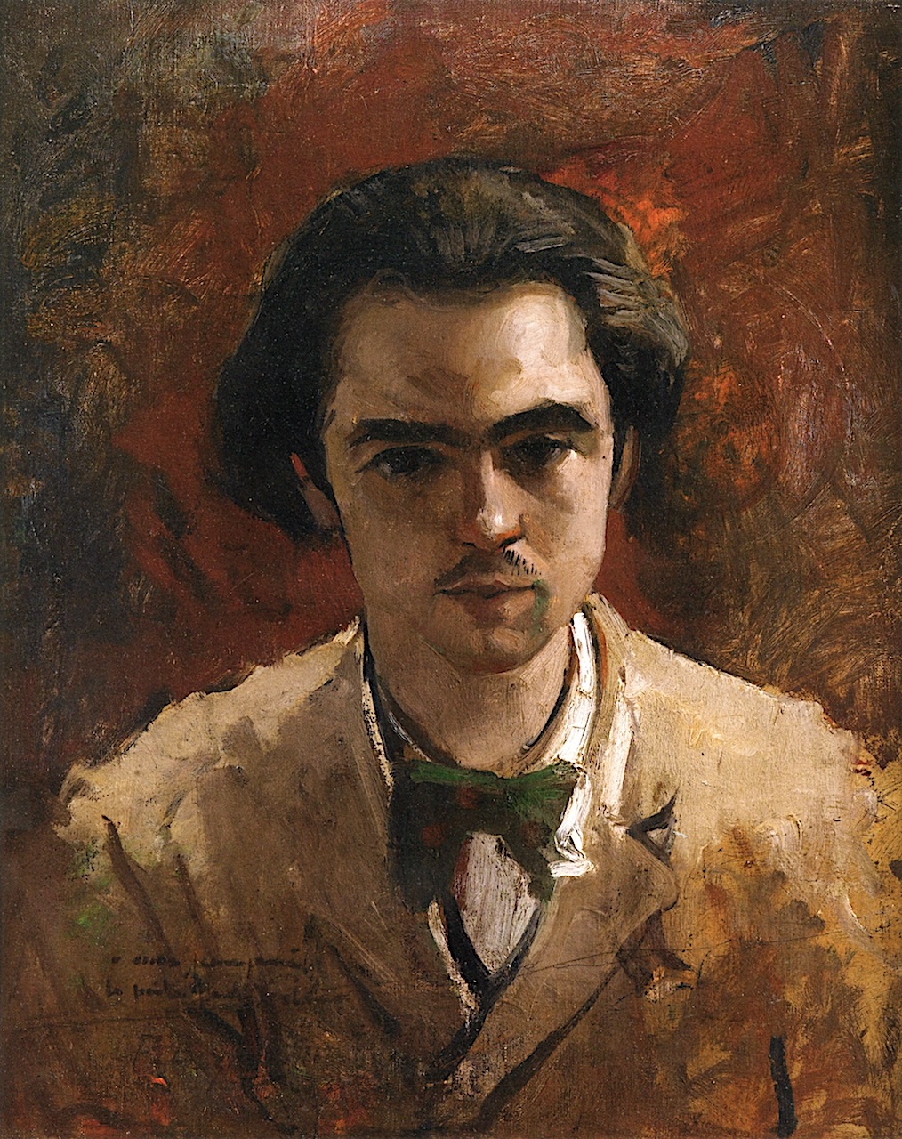 Фредерик Базиль - Портрет Поля Верлена в возрасте двадцати трех лет 1867