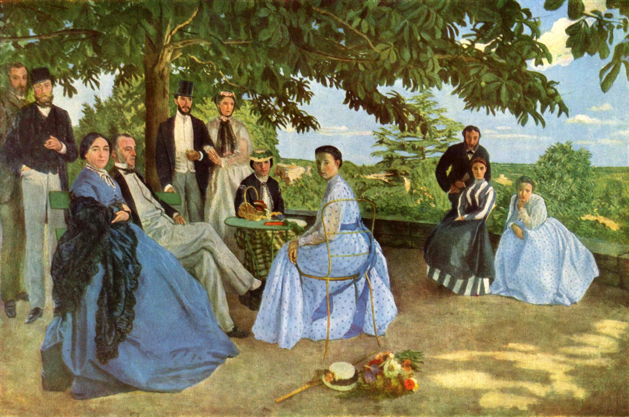 Фредерик Базиль - В кругу семьи 1867