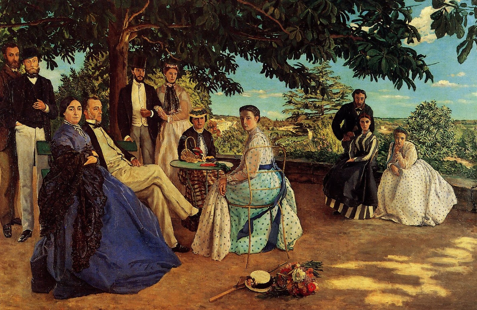 Фредерик Базиль - В кругу семьи 1868