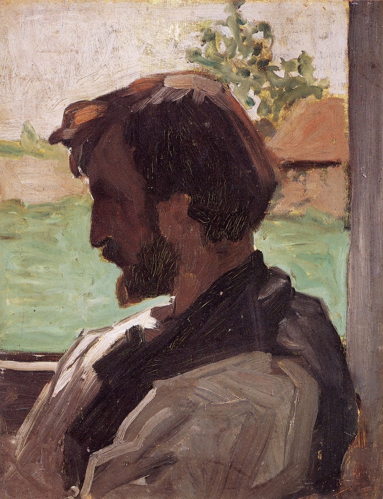 Фредерик Базиль - Автопортрет в Сент-Совер 1868