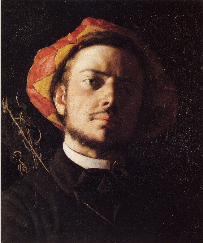Фредерик Базиль - Портрет Поля Верлена 1868