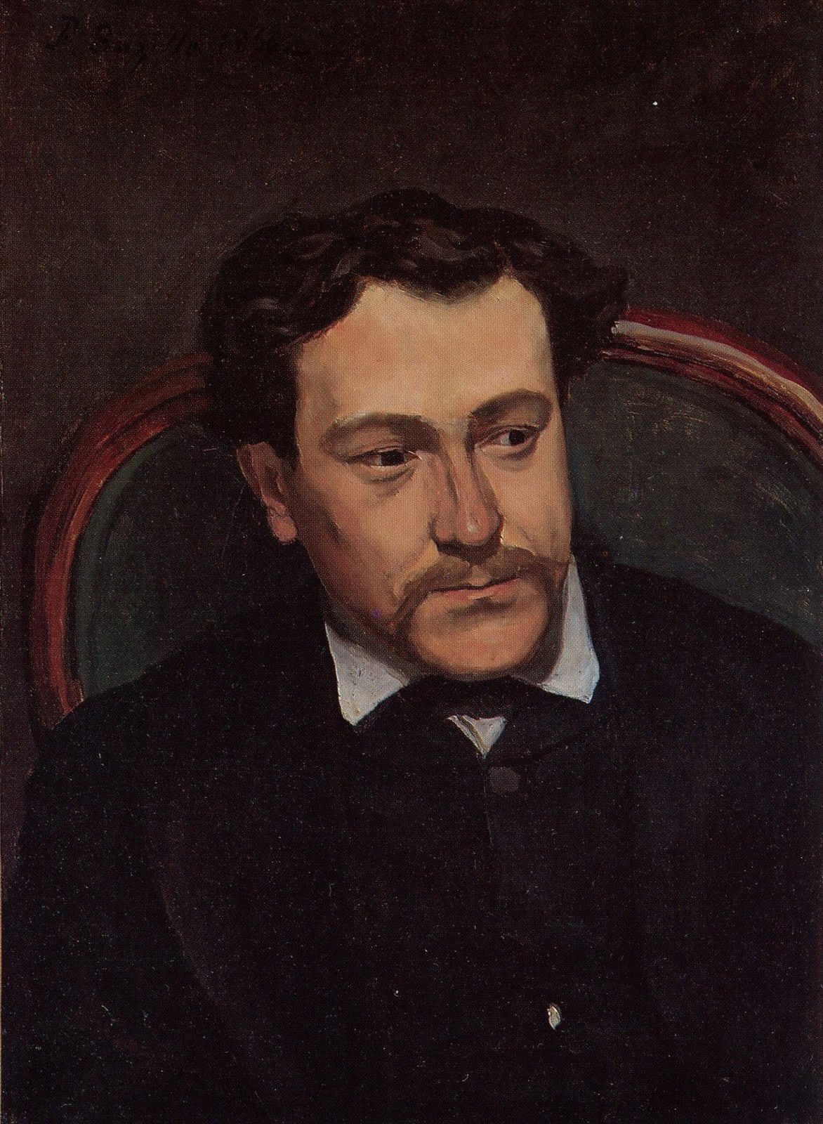 Фредерик Базиль - Портрет Эдуарда Блау 1869
