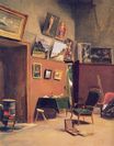 Frederic Bazille most famous paintings. Studio in the rue de Furstenberg 1865