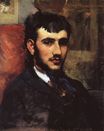 Фредерик Базиль - Портрет Ренуара 1867