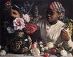 Black Woman with Peonies 1870