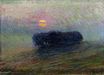 Умберто Боччони - Пейзаж с закатом 1908