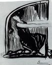 Умберто Боччони - Коленопреклоненная аллегорическая фигура 1916