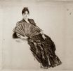 Мари Бракемон - Дама с веером. Автопортрет в испанском костюме 1880