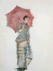 Мари Бракемон - Женщина с зонтиком 1880