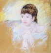 Кассат Мэри - Девочка с каштановыми волосами 1880-1886