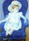 Кассат Мэри - Элси в синем кресле 1880