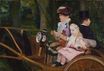 Кассат Мэри - Женщина с ребенком правят повозкой 1881