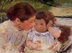 Сьюзан утешает ребенка (№1) 1881