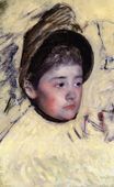 Кассат Мэри - Женщина в шляпке 1889