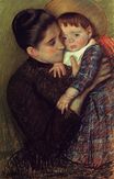Женщина и ее ребенок. Элен де Септель 1889-1890
