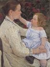 Мэри Кассат - Детская ласка 1890
