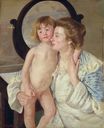 Мать и дитя. Овальное зеркало 1898