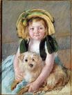 Сара с собакой 1901