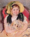 Сара со своей собакой 1901