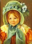 Мэри Кассат - Сара в зеленом капоте 1901