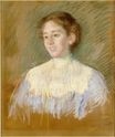 Мэри Кассат - Портрет мадам Альфред Лаверн, урожденной Магдалены Меллон 1902-1905