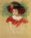 Мэри Кассат - Марго в Большой шляпе и Красном платье 1902