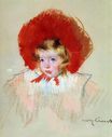 Мэри Кассат - Ребенок с красной шляпой 1904