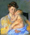 Мэри Кассат - Малыш Джон спит, сосёт свой большой палец 1910