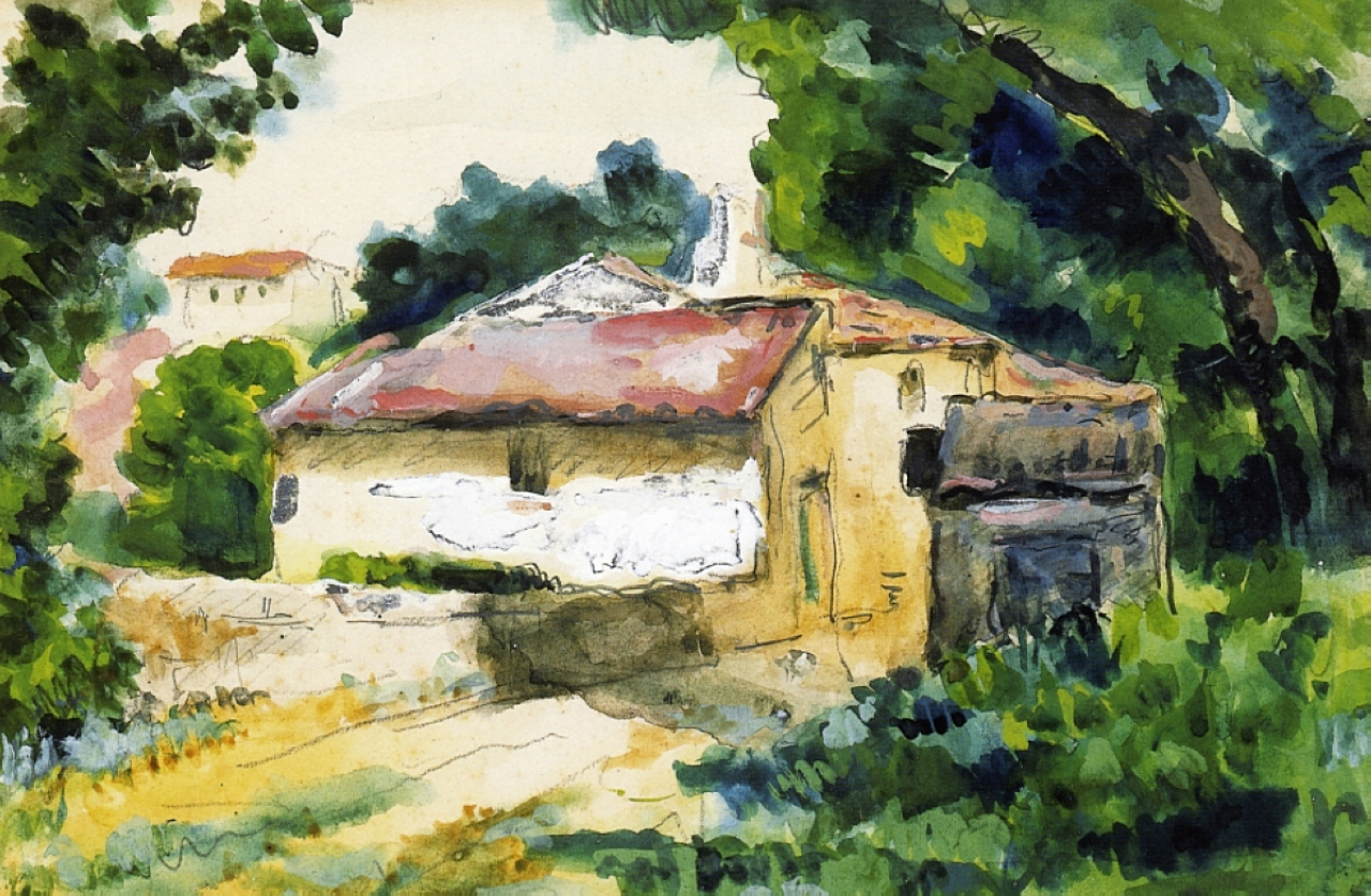 Поль Сезанн - Дом в Провансе 1867