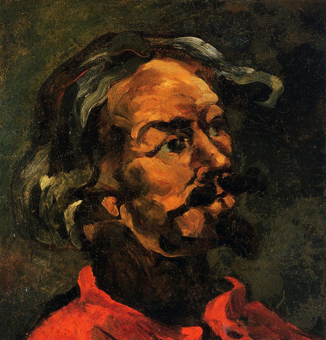 Поль Сезанн - Портрет Ашиль Амперёр 1868