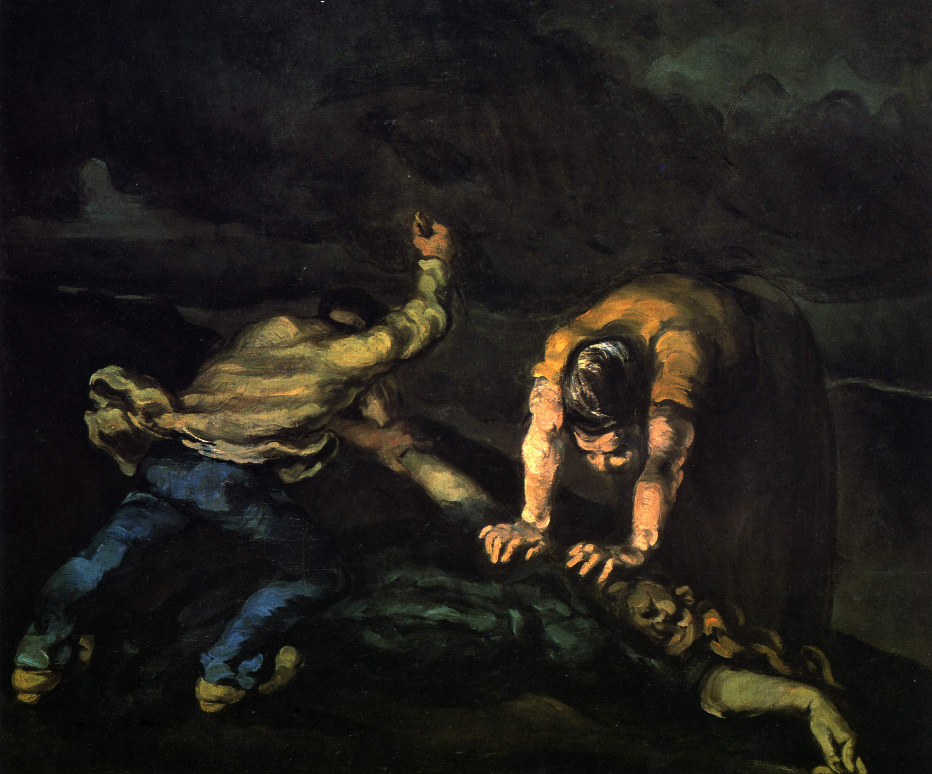 Поль Сезанн - Убийство 1868