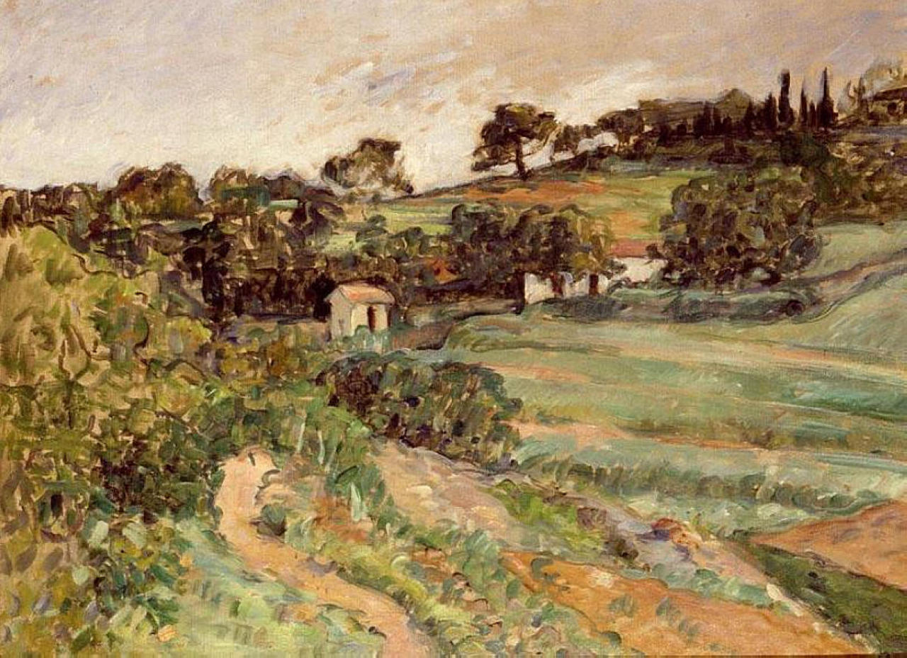 Поль Сезанн - Пейзаж в Провансе 1875