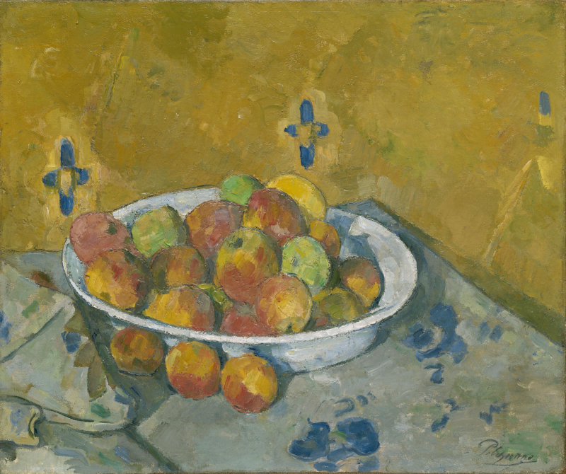 Поль Сезанн - Тарелка с яблоками 1877