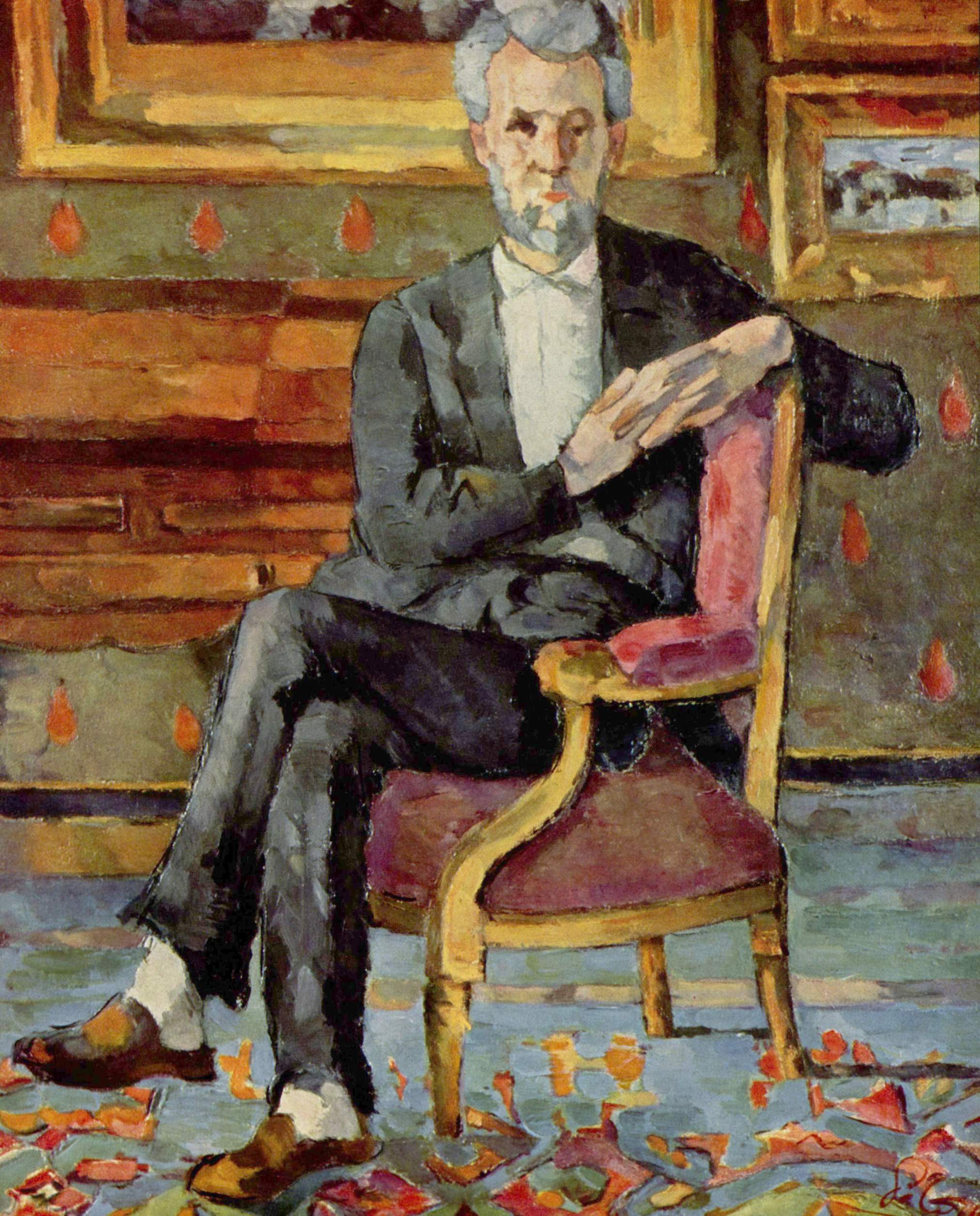 Поль Сезанн - Портрет Виктора Шоке 1877