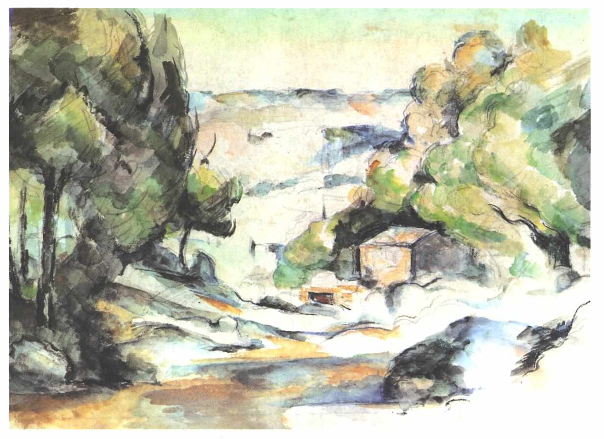 Поль Сезанн - Пейзаж в Провансе 1880