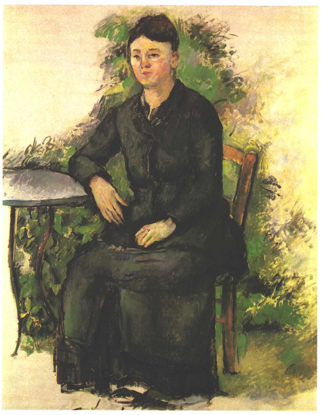 Поль Сезанн - Мадам Сезанн в саду 1880