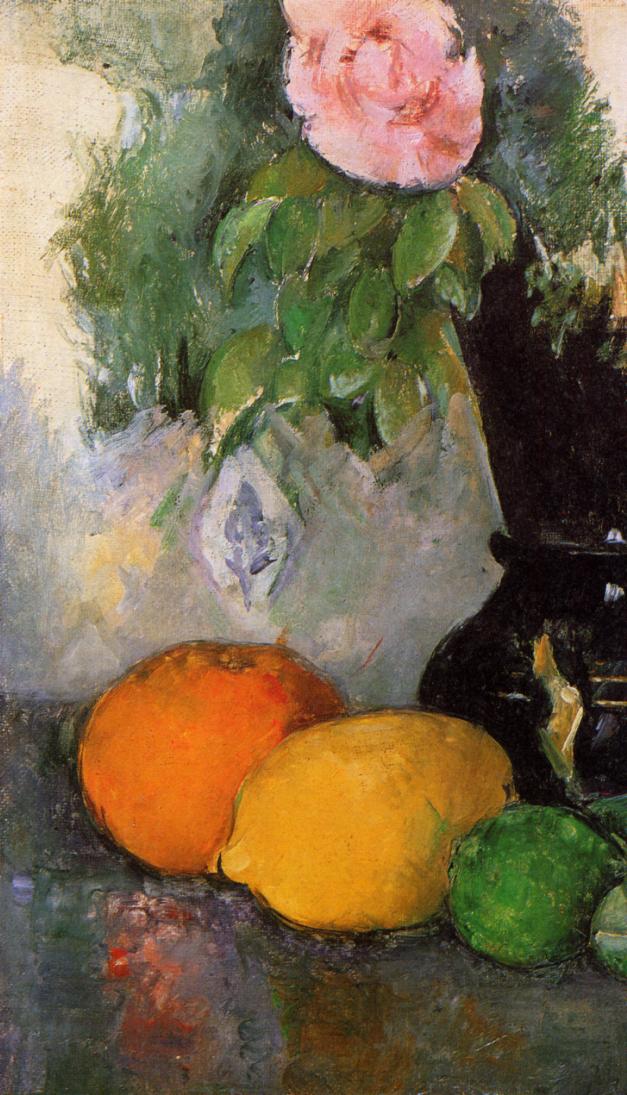 Поль Сезанн - Цветы и фрукты 1880