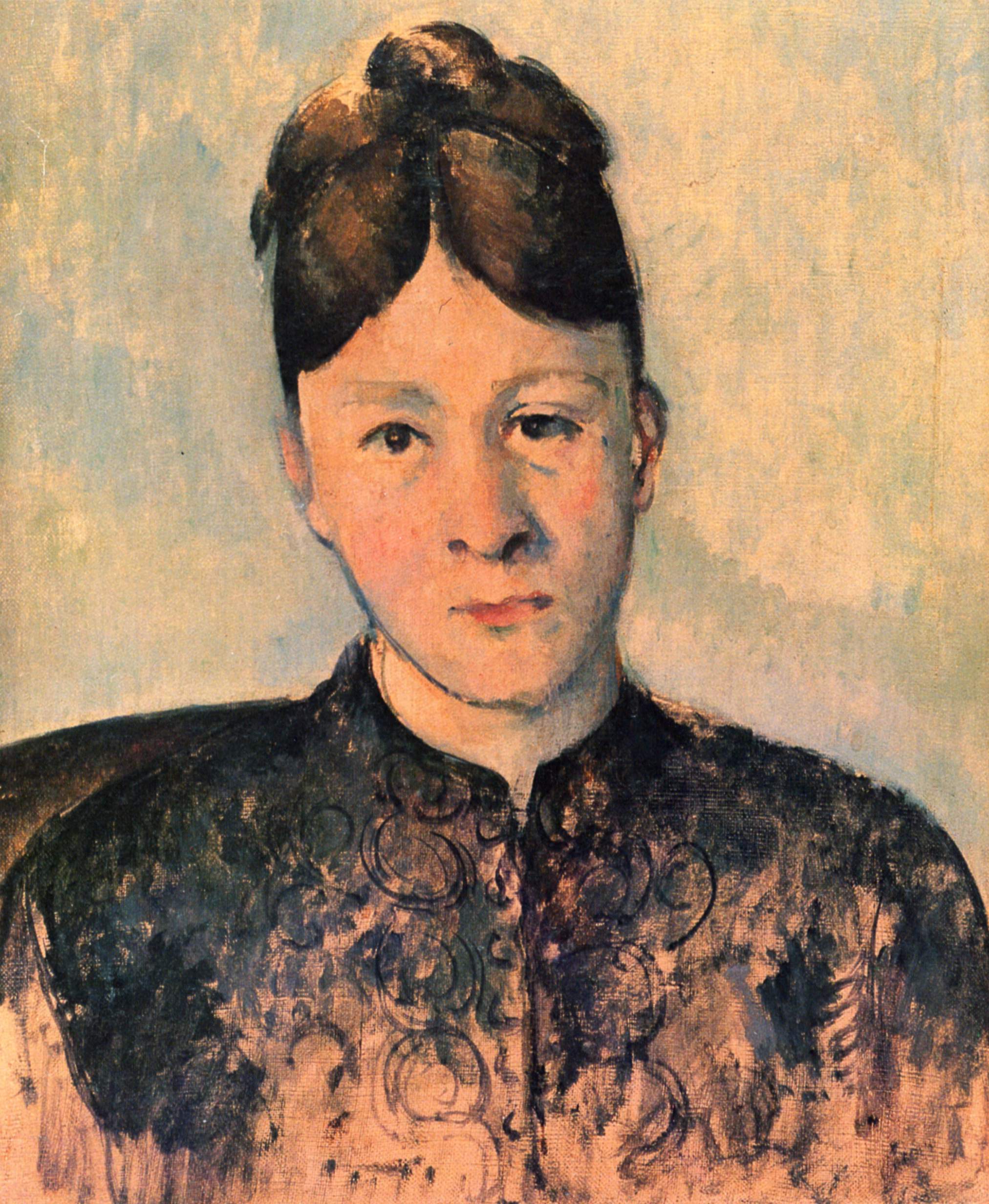 Поль Сезанн - Портрет мадам Сезанн 1885