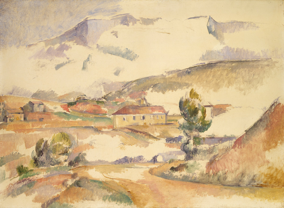 Поль Сезанн - Гора Сент-Виктуар, около Гардан 1887