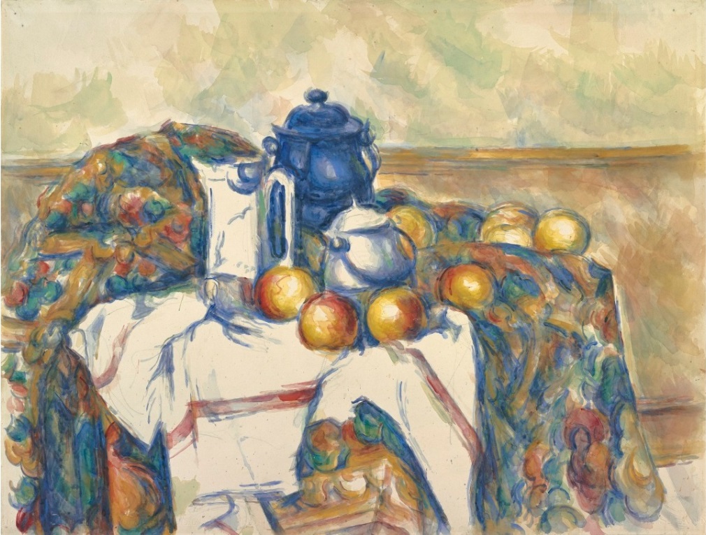 Поль Сезанн - Натюрморт с синим горшком 1900