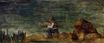 Поль Сезанн - Рыбак на скалах 1864