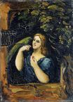 Поль Сезанн - Женщина с попугаем 1864