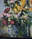 Поль Сезанн - Две вазы с цветами 1877